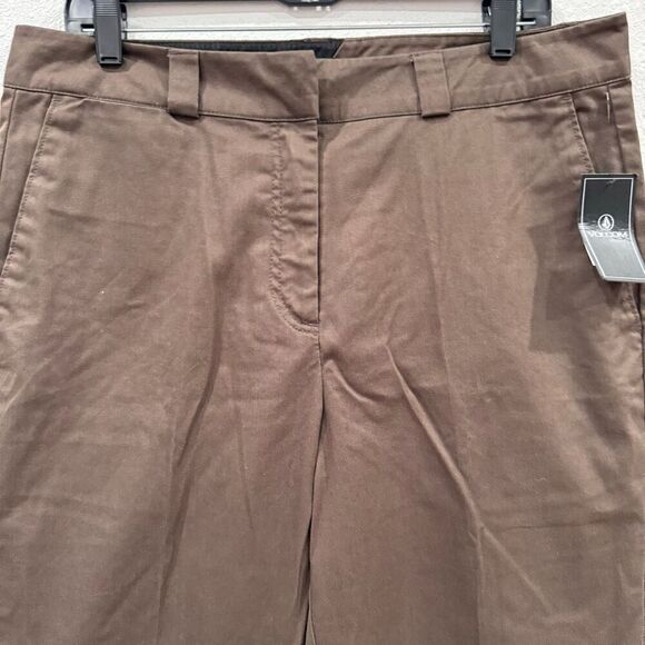 Volcom whawhat chino pants size 31 color espresso - Picture 2 of 10